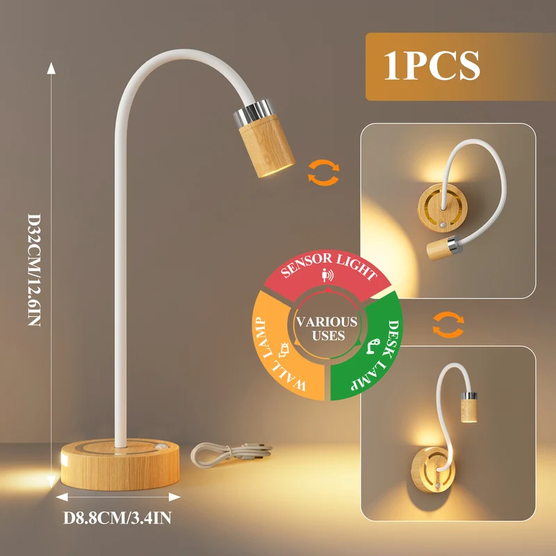 Multifunktionale LED-Schreibtischlampe