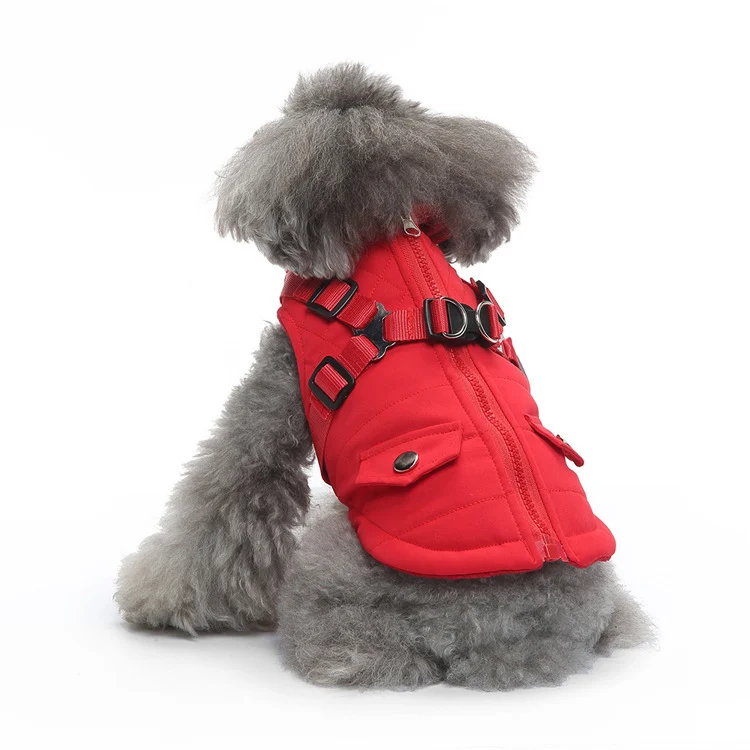 Hundejacke mit Reißverschluss, Polyester