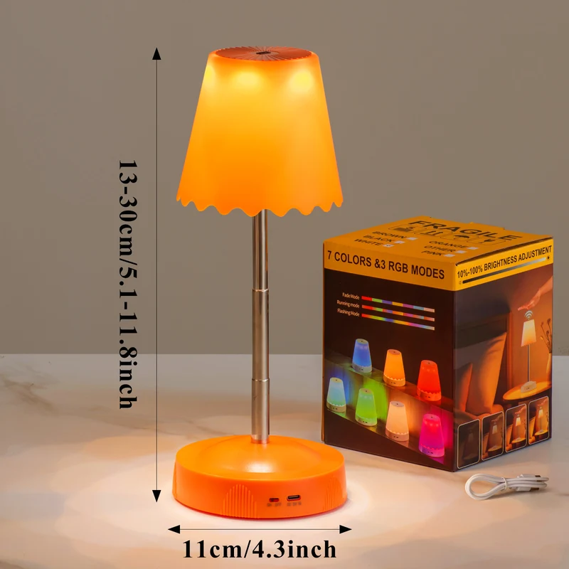Moderne einstellbare RGB-Tischlampe
