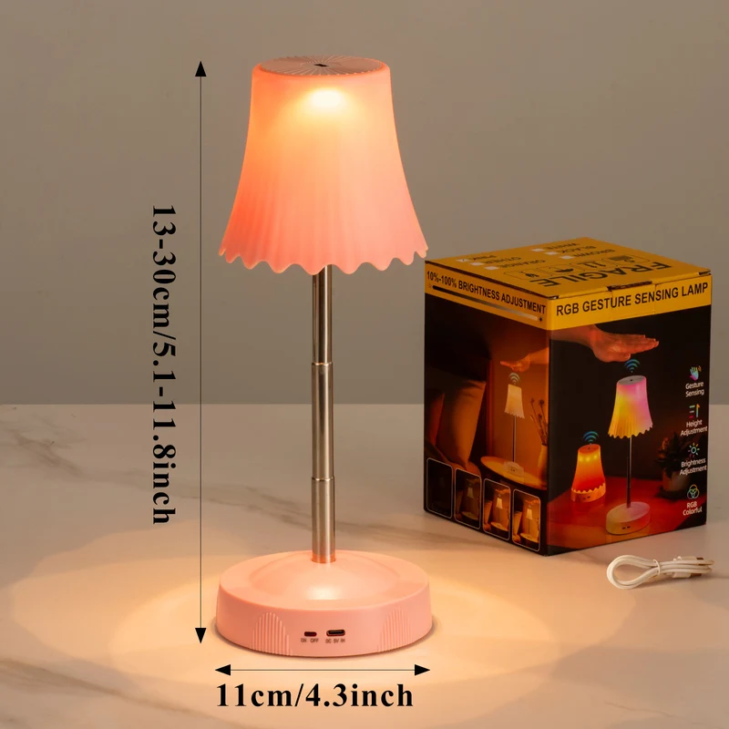 Moderne einstellbare RGB-Tischlampe