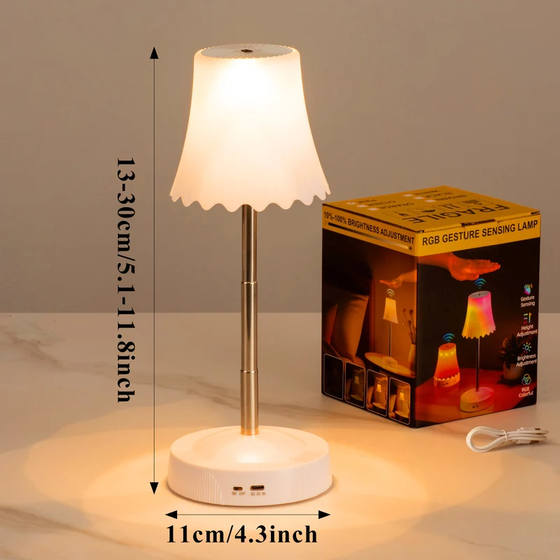 Moderne einstellbare RGB-Tischlampe