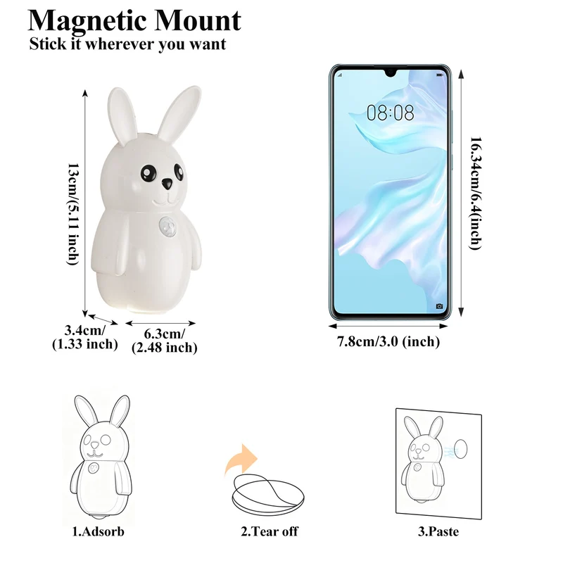 Süßer Kaninchen Magnet Telefonhalter