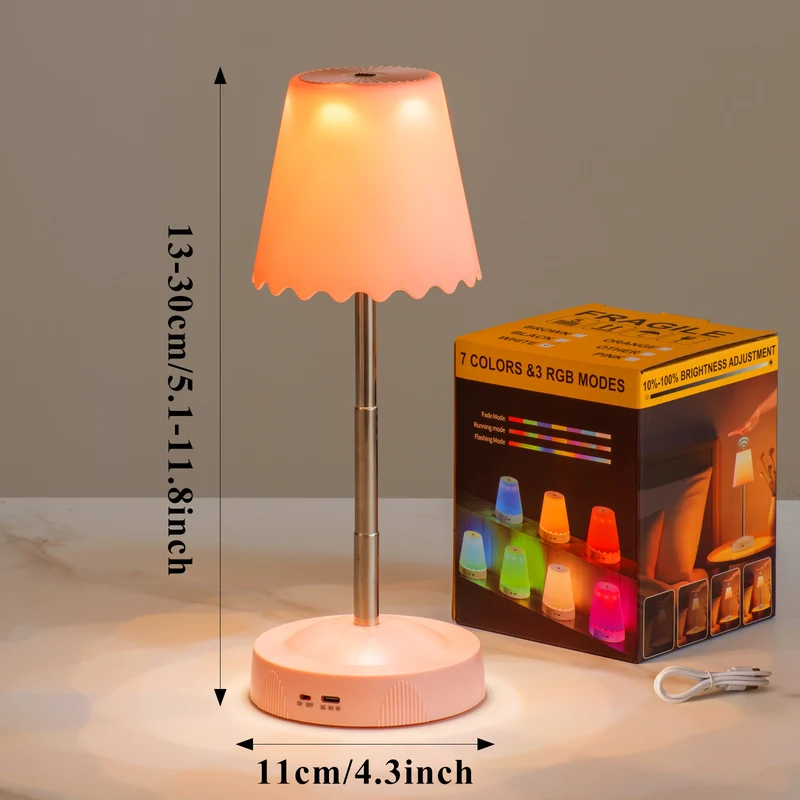 Verstellbare RGB LED Tischlampe