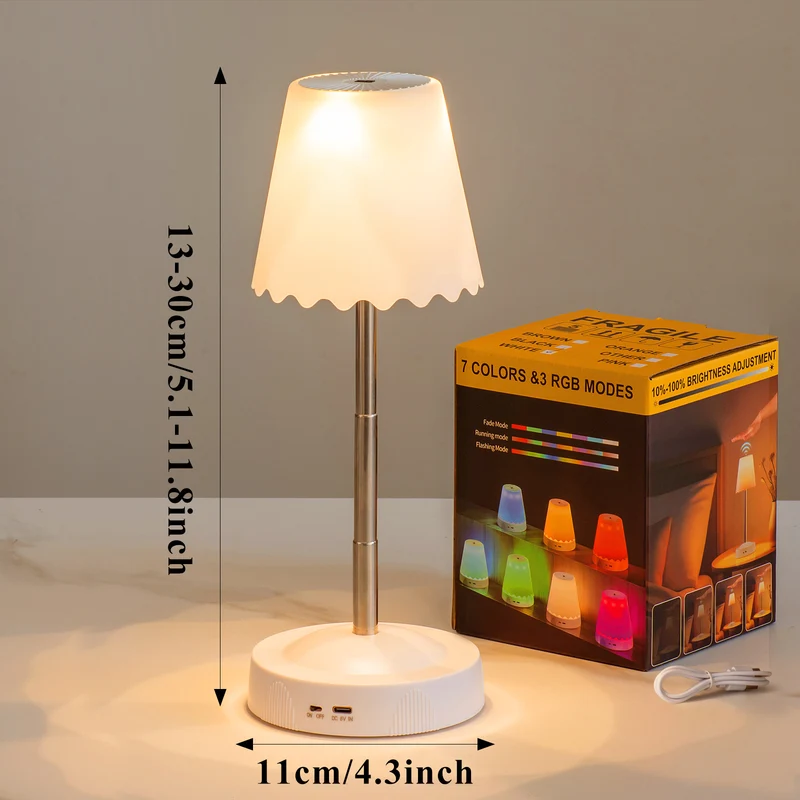 Verstellbare RGB LED Tischlampe