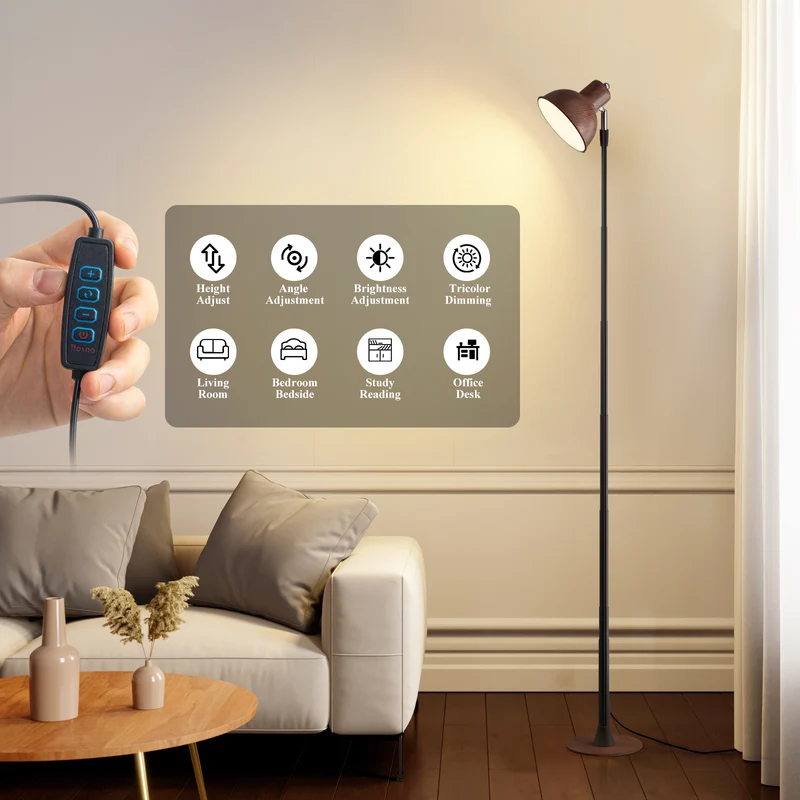 Höhenverstellbare LED-Stehlampe