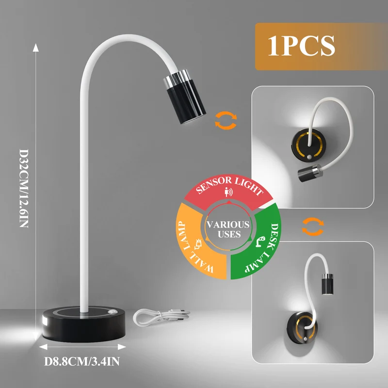 Moderne verstellbare LED-Schreibtischlampe