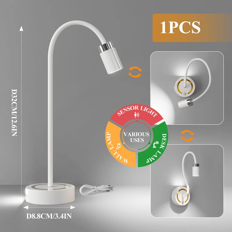 Moderne verstellbare LED-Schreibtischlampe
