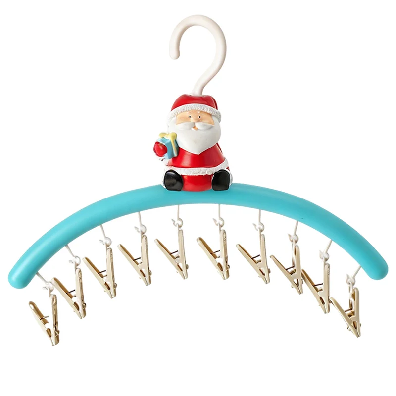 Weihnachts-Wäscheständer mit Klammern