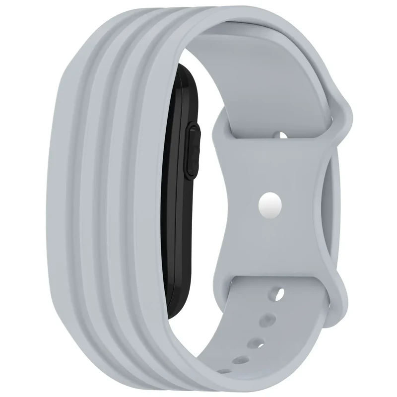 Garmin Cirqa Classic Silikonarmband (Hellgrau)
