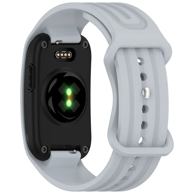 Garmin Cirqa Classic Silikonarmband (Hellgrau)