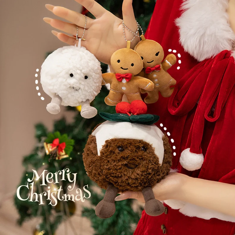 Weihnachts-Plüschfiguren, 10 cm