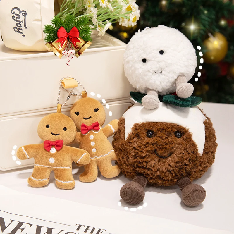 Weihnachts-Plüschfiguren, 10 cm