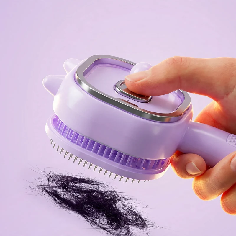Elektrische Massagebürste mit Sprühfunktion