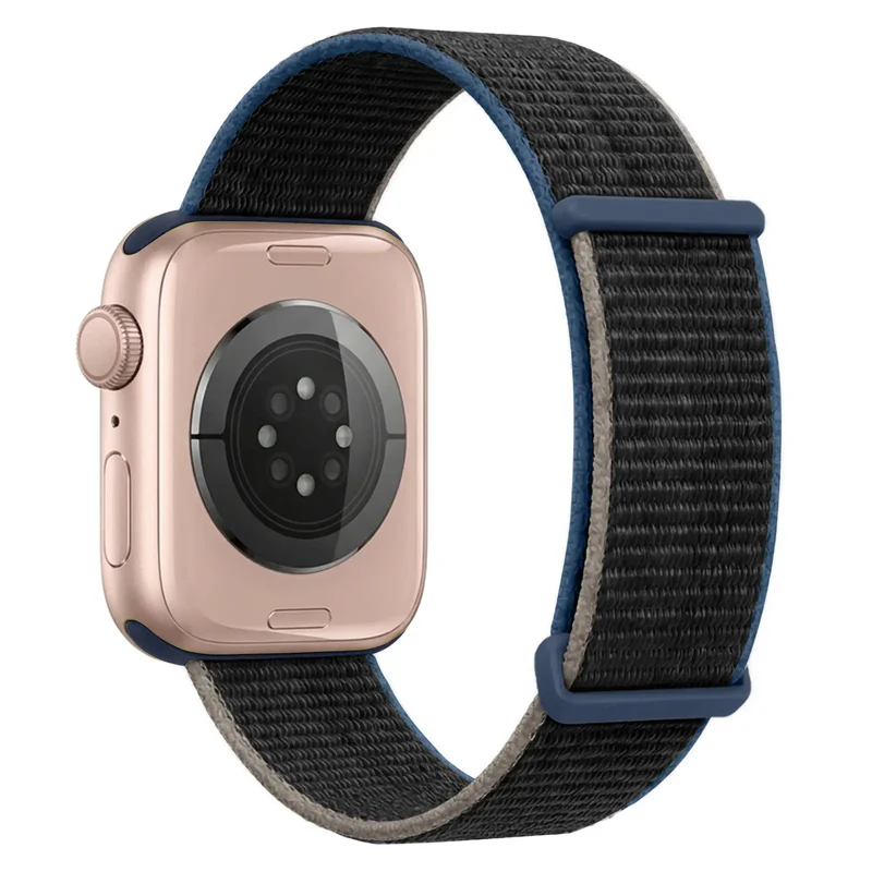 Apple Watch Nylon Loop Armband (Anthrazit)