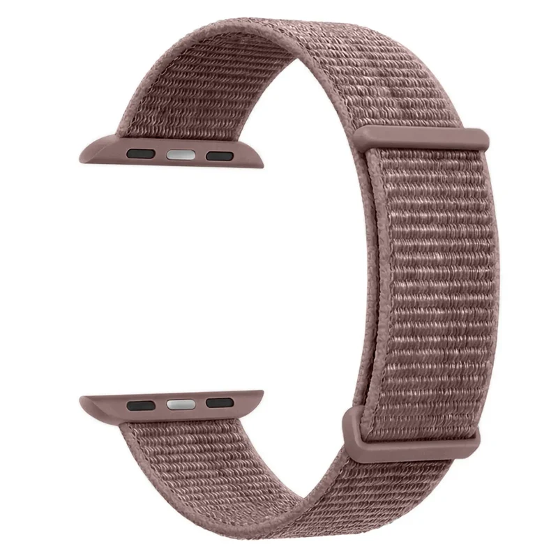 Apple Watch Nylon Loop Armband (Mauve)