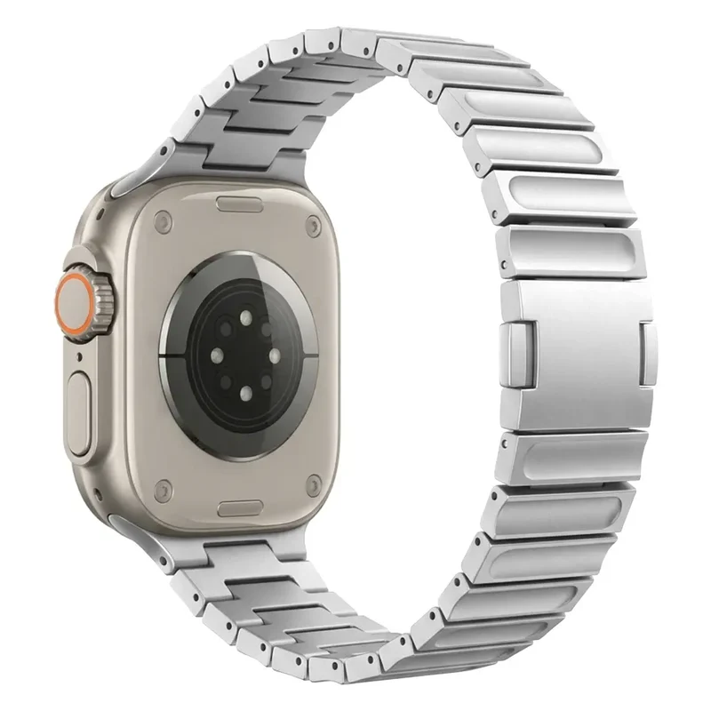Apple Watch Ultra magnetisches Titanarmband (Silber)