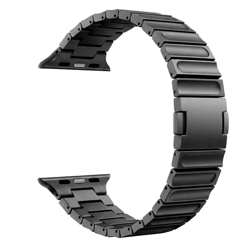 Apple Watch magnetisches Titanarmband (Schwarz)
