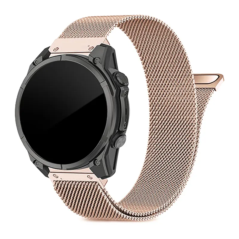 Garmin Approach S70 - 42mm Premium Milanese Armband (Roségold)