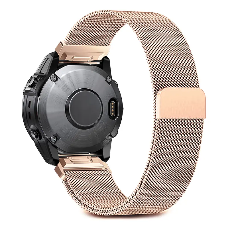 Garmin Approach S70 - 42mm Premium Milanese Armband (Roségold)
