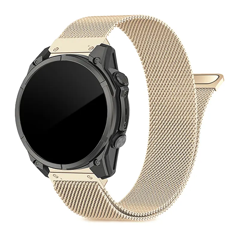 Garmin Epix Pro (Gen 2) 42mm Premium Milanese Armband (Champagner Gold)
