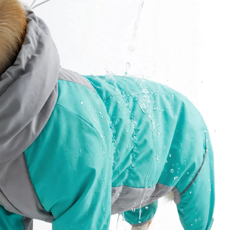 Wattierte Winterjacke für Hunde