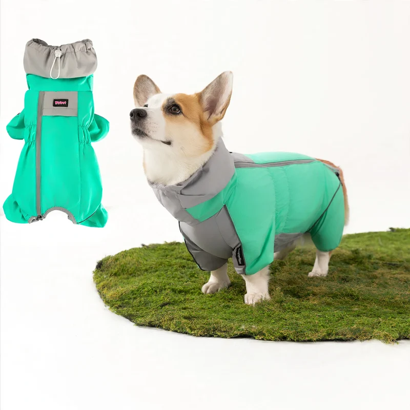 Wattierte Winterjacke für Hunde