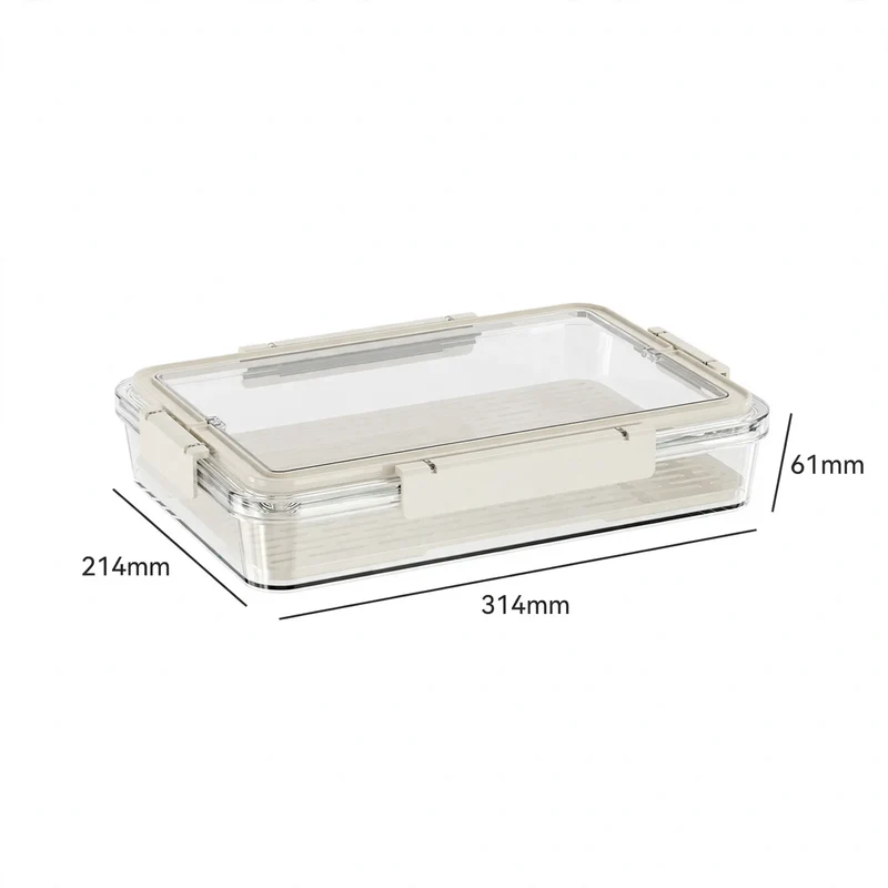 Frischhaltebox aus Lebensmittel-PET, 4–5 L