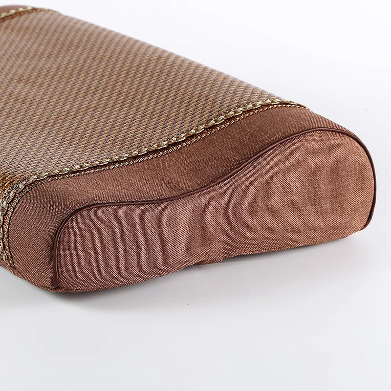 Speicherschaum-Kissen mit Rattanauflage, 50×30 cm