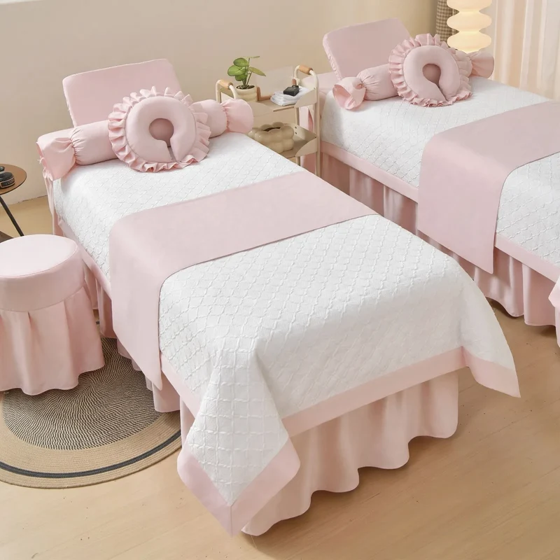 Luxus-Bettwäsche-Set für Spa und Kosmetik