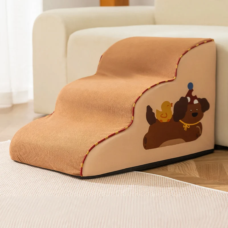 Rutschfeste Hundetreppe mit Oxford-Bezug