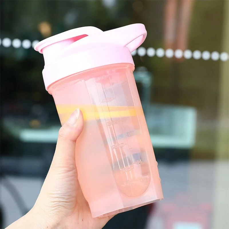Protein-Shaker aus Kunststoff, 500 ml, tragbar