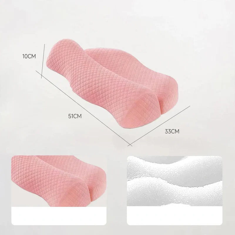Nackenstützkissen aus Memory-Foam mit Wärmefunktion