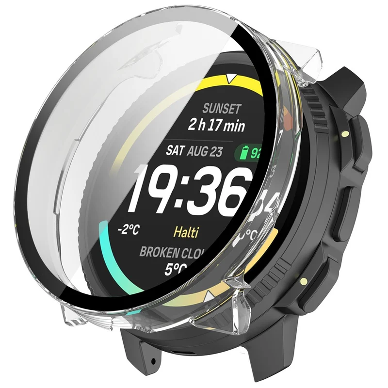 Super Schön Suunto Vertical 2 Glas und Silikon Hülle