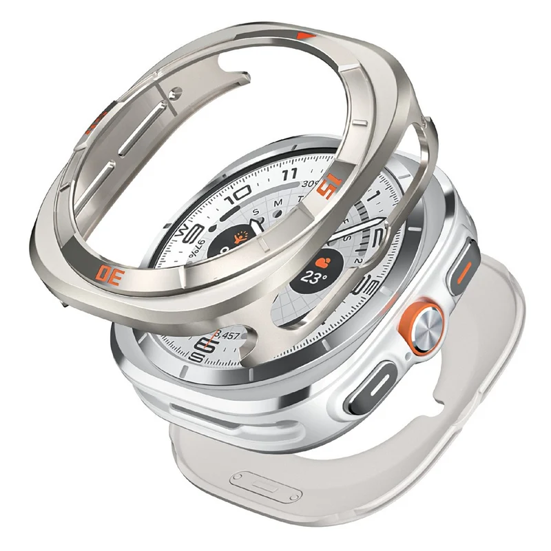 Stilvoll Samsung Galaxy Watch 7 44mm Metall Hülle