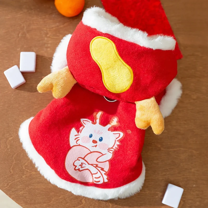 Neujahrspullover für Hunde und Katzen, Fleece
