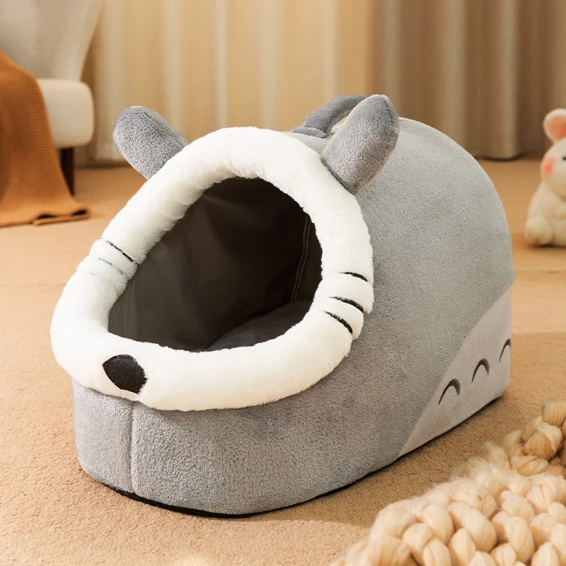 Katzenbett, halbgeschlossen, waschbar, ganzjährig