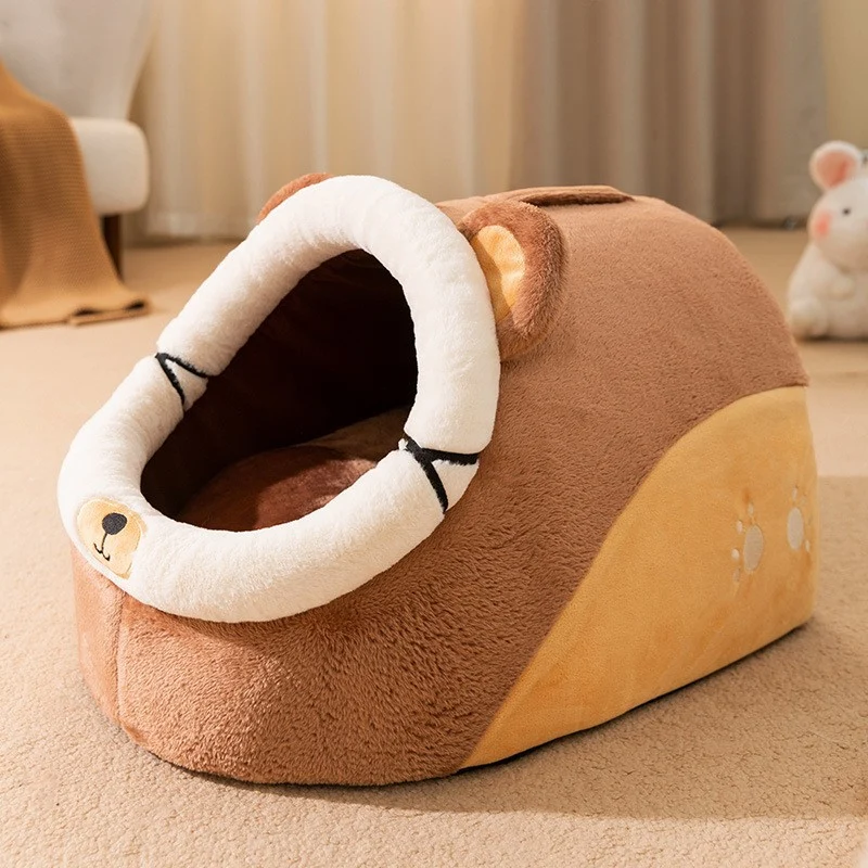 Katzenbett, halbgeschlossen, waschbar, ganzjährig
