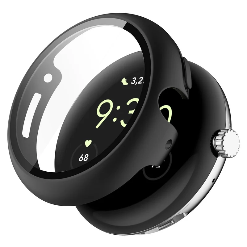 Absolut Gut Google Pixel Watch 4 45mm Glas und Silikon Hülle