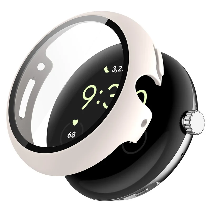 Absolut Gut Google Pixel Watch 4 45mm Glas und Silikon Hülle