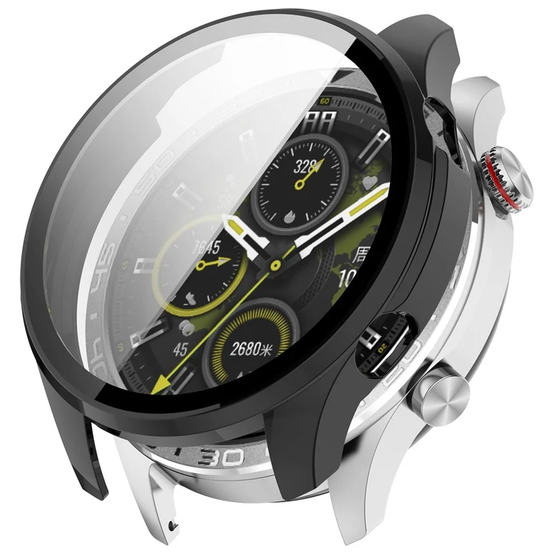 Supersauber Honor Watch 5 Pro Glas und Silikon Hülle