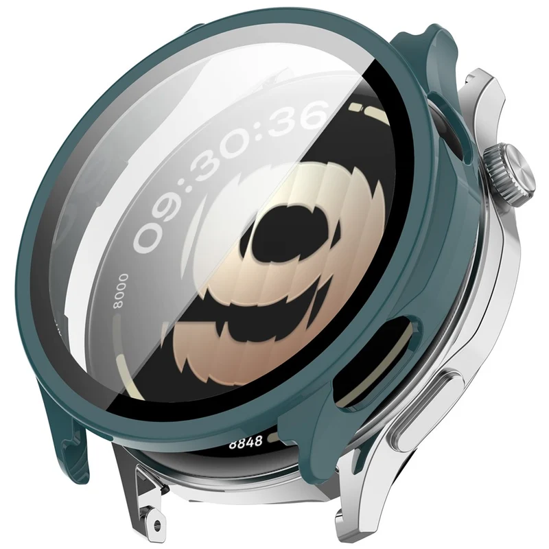 Auffallend Stilvoll Oppo Watch S Glas und Silikon Hülle