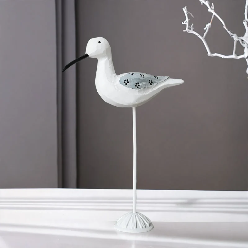 Holz-Vogelfigur im Mittelmeer-Stil