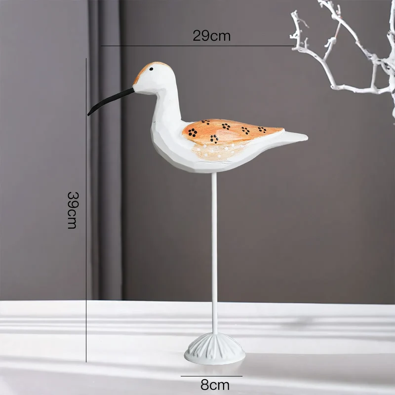 Holz-Vogelfigur im Mittelmeer-Stil