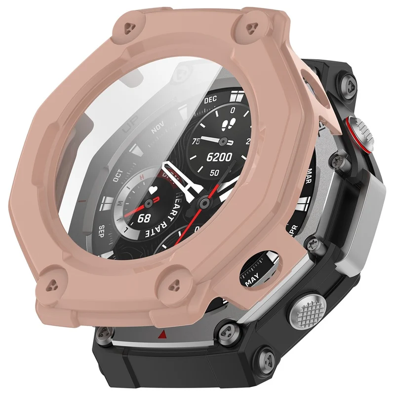 Supersauber Amazfit T-Rex 3 Glas und Silikon Hülle
