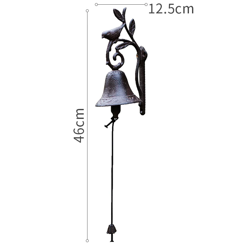 Gusseisen-Tischglocke, Hahn-Design