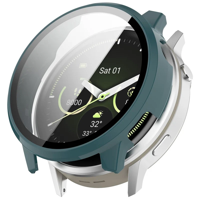 Super Gut Garmin Venu 4 41mm Glas und Silikon Hülle