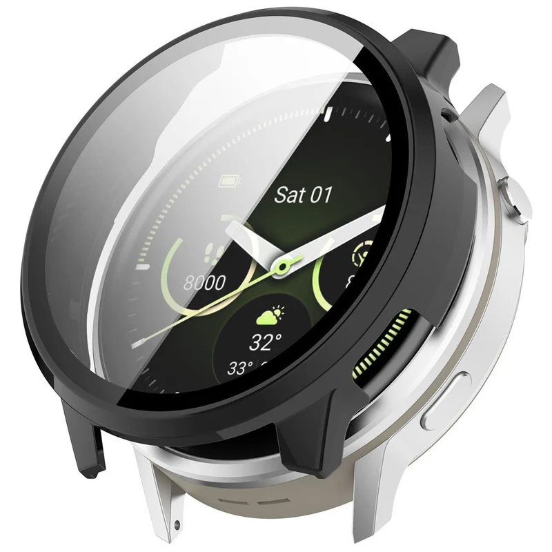 Modisch Garmin Venu 4 45mm Glas und Silikon Hülle