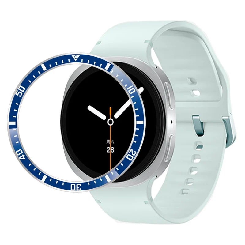 Modisch Samsung Galaxy Watch8 44mm Metall Hülle