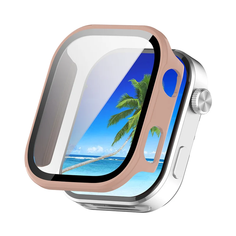 Stilvoll Xiaomi Redmi Watch 6 Glas und Silikon Hülle