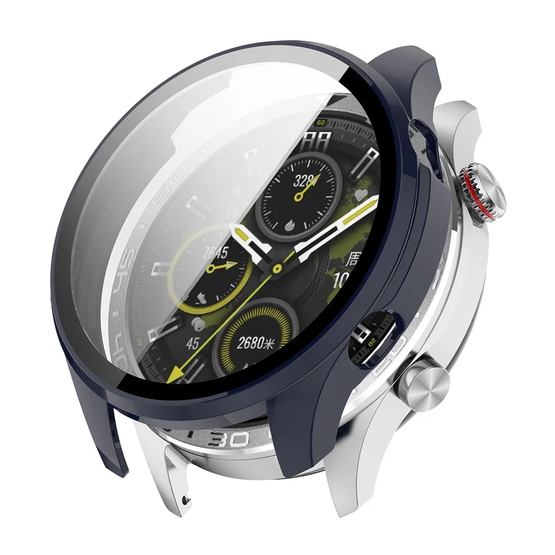Unglaublich Gut Honor Watch 5 Pro Glas und Silikon Hülle